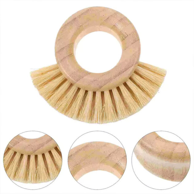 Brosse en Bambou Fruits & Légumes – Nettoyage Doux et Naturel