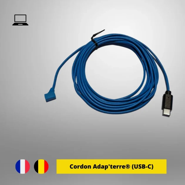 Cordon de mise à la terre (3 m) avec prise USB Type-C