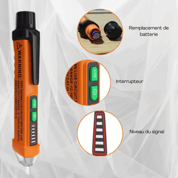 Détecteur Anti-Électrosmog Sonore, Compact et Efficace – Image 3