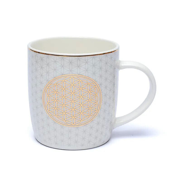 Tasse à Thé Fleur de Vie – Élégance & Énergie Sacrée – 400 ml – Image 4