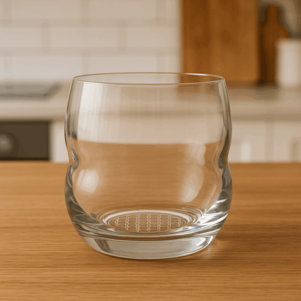 Verre Fleur de Vie Platine - Reconnectez-vous à l’Eau Vivante