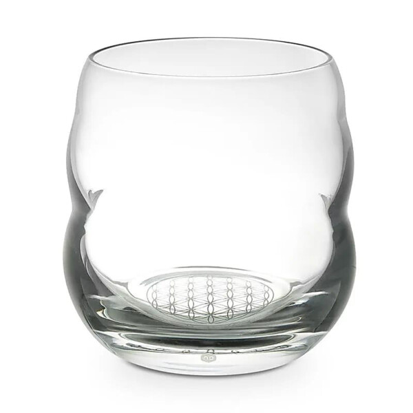 Verre Fleur de Vie Platine - Reconnectez-vous à l’Eau Vivante